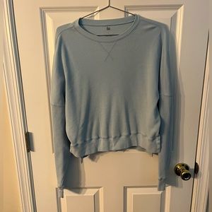 Cropped thermal shirt